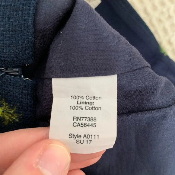 J. Crew factory pineapple print skirt size 2 - Picture 5 of 6